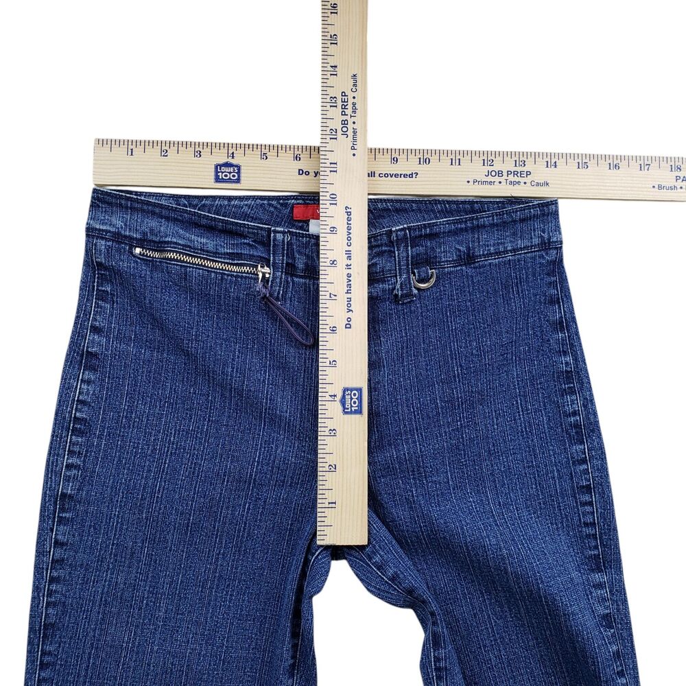 Vintage Vertigo Paris Bootcut Jeans Womens Size 4 Denim France Y2K - Picture 6 of 11